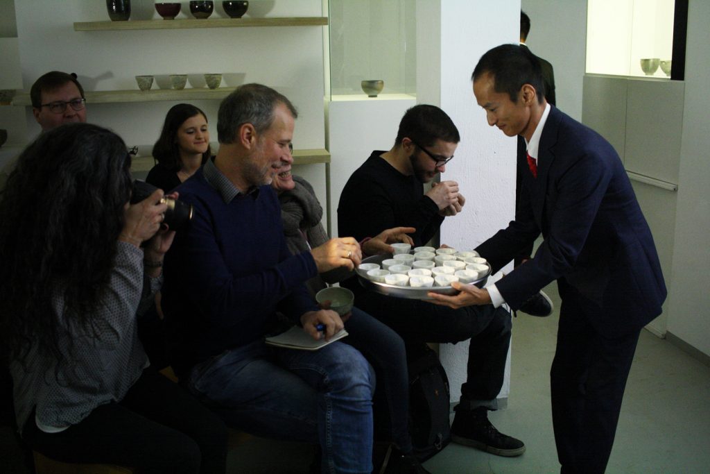 Shutaro distributing organic Sencha from Kirishima